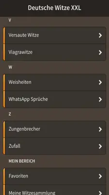 Deutsche Witze XXL android App screenshot 2