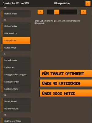 Deutsche Witze XXL android App screenshot 7